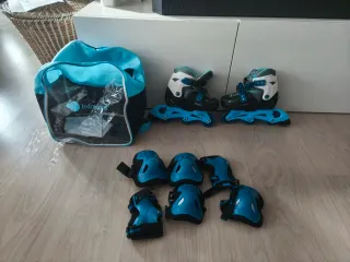 Patines en línea infantiles con protecciones