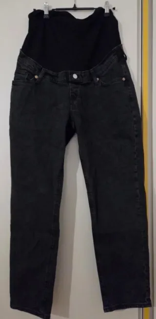 Tejanos premamá negros y azules