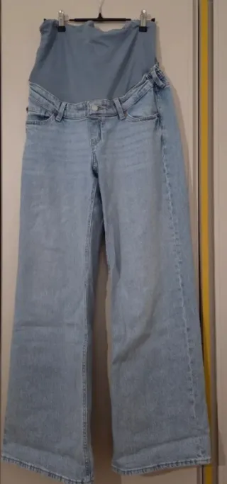 Tejanos premamá negros y azules