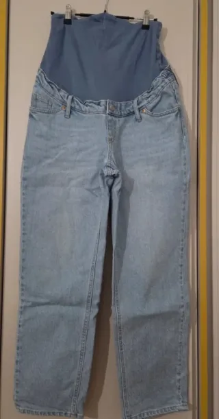 Tejanos premamá negros y azules