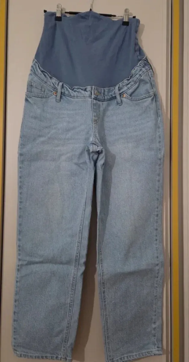 Tejanos premamá negros y azules