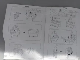 Cuna de viaje + Colchón y protector