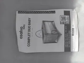 Cuna de viaje + Colchón y protector