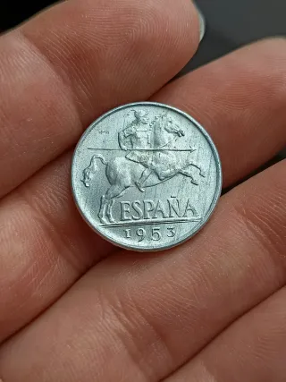 10 Céntimos España 1953