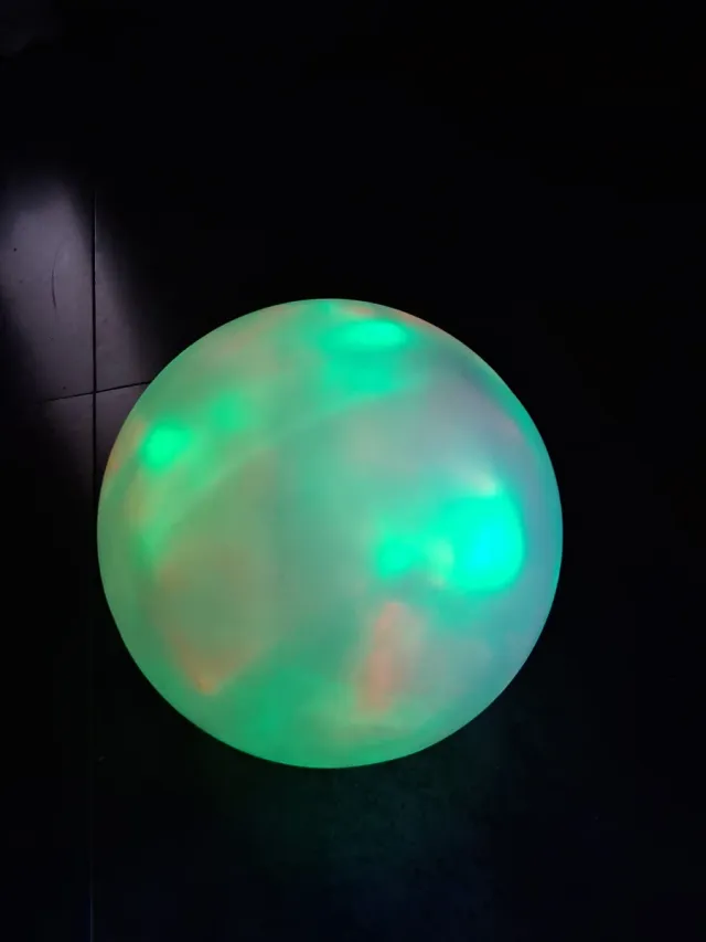 Luz ambiental LED verde