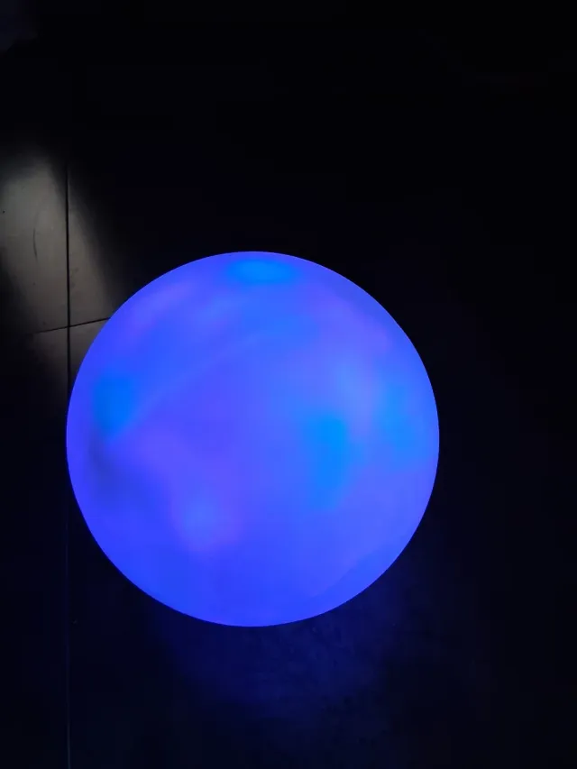 Luz ambiental LED verde