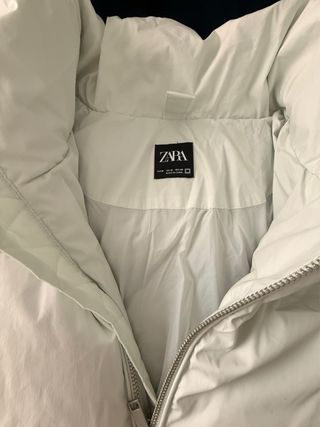 Chaqueta acolchada blanca