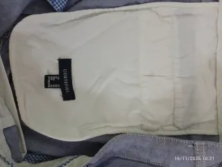 Pantalón corto gris claro hombre