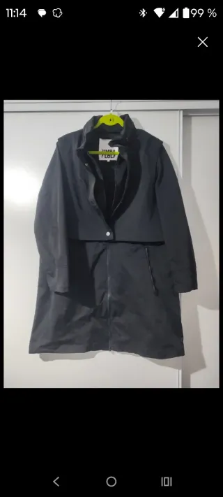 TUMBA & LOLA Gabardina Negra