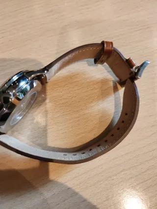 Reloj Fossil Automático Correa Cuero Marrón