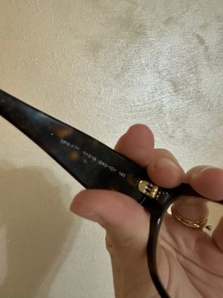 Occhiali da vista Prada tartarugati con cristalli