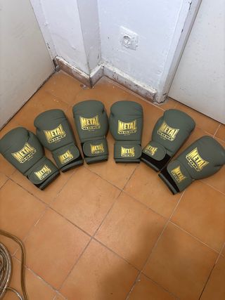 Guantes Boxeo Metal Boxe Military Verde
