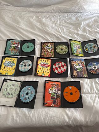 Lote 8 Juegos PC Los Sims (Expansiones algunos)