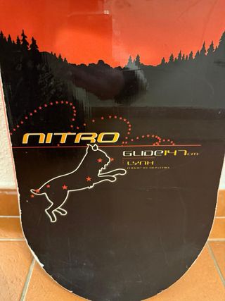 Tabla de Snowboard Nitro Roja