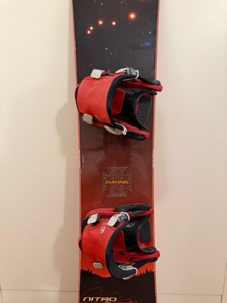 Tabla de Snowboard Nitro Roja