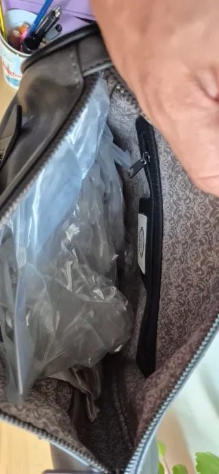 Mochila Caramelo Negra y Gris