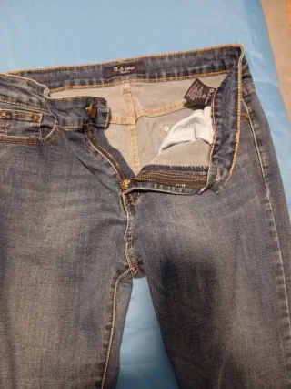 Pantalón vaquero mujer tela fina