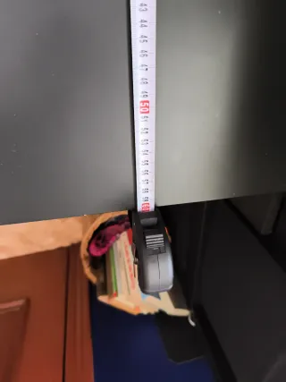 Mesa de noche Ikea negra