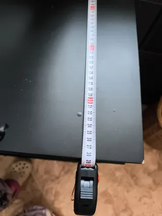 Mesa de noche Ikea negra