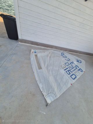 Optimist vela ligera con carro