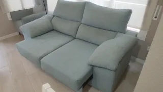 Sofá 3 plazas turquesa