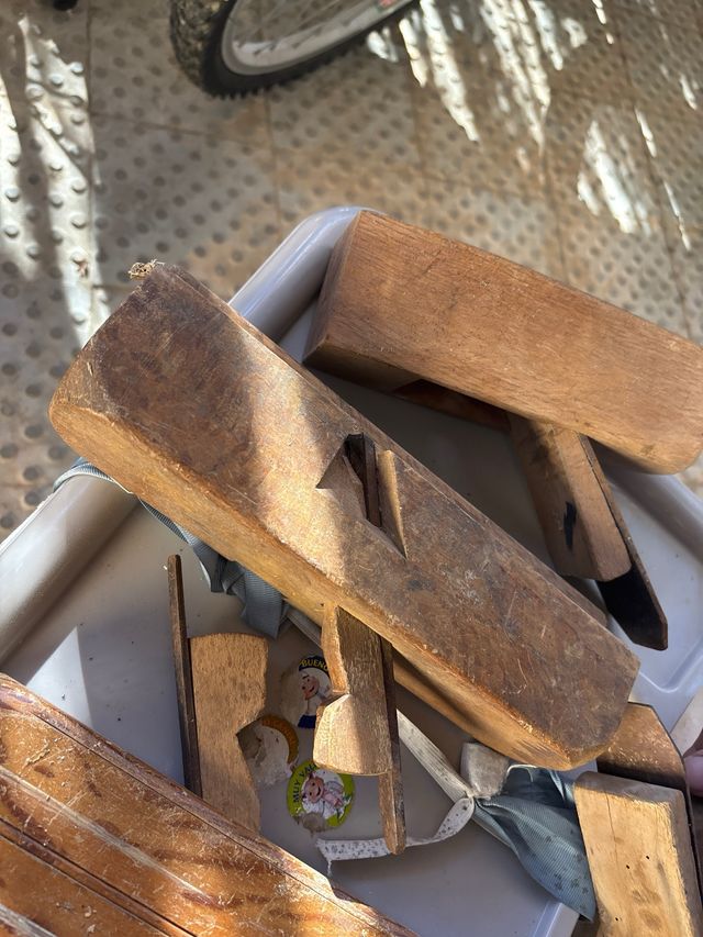 Juego de cepillos de carpintero de madera