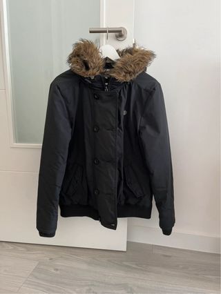 Chaquetón Element Negro con Capucha