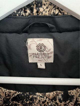 Chaquetón Element Negro con Capucha