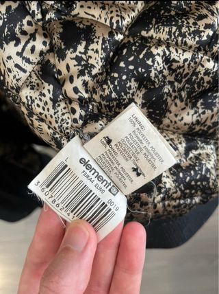 Chaquetón Element Negro con Capucha