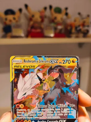 Carta Pokémon Reshiram y Zekrom 157/236 Español NM