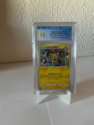 Pichu Prankster CGC 10 Pristine Pokemon Tcg