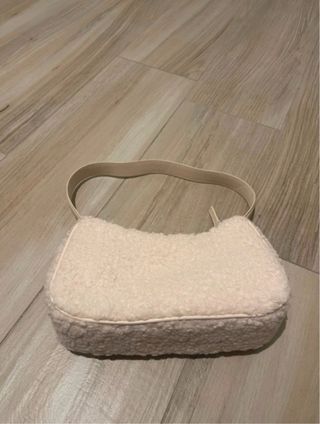 Borsetta H&M pelo bianco panna