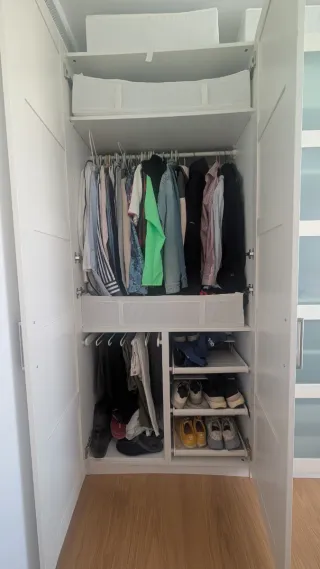 Armario Ikea PAX BERGSBO Blanco