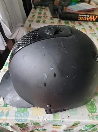 Casco de hípica negro talla 54