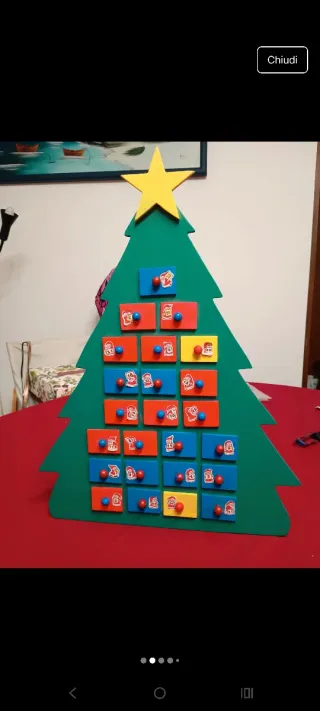 Calendario Avvento Compensato