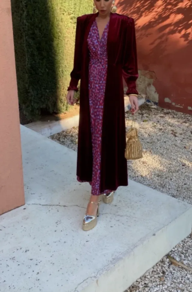 Caftán Terciopelo Talla Única