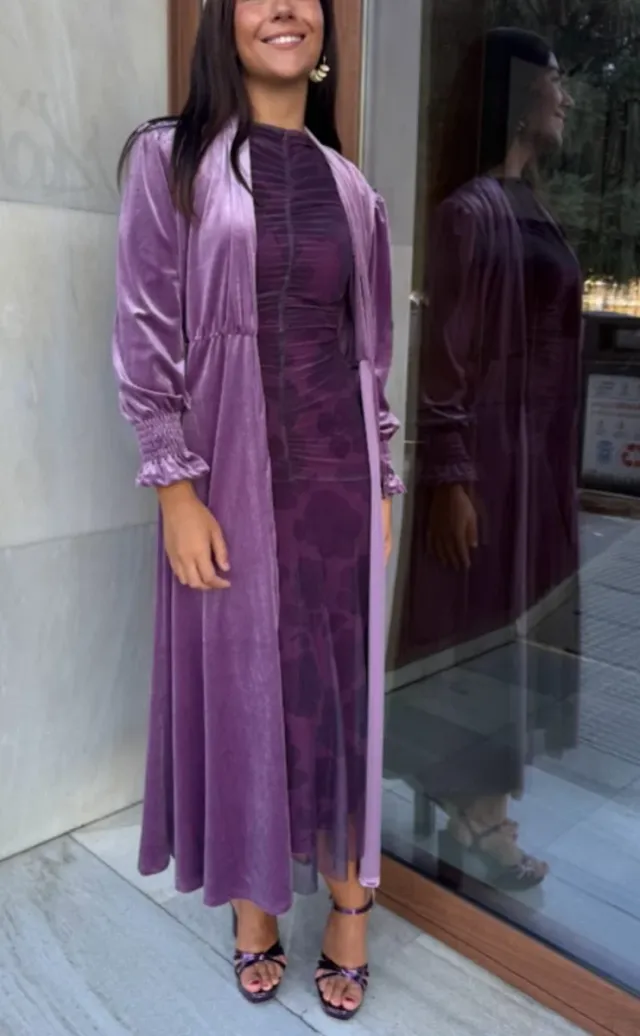 Caftán Terciopelo Talla Única