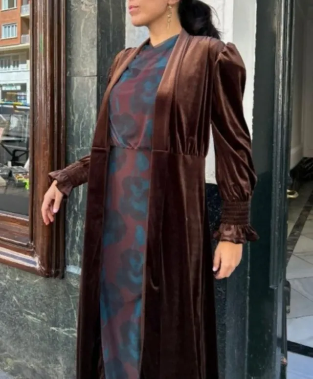 Caftán Terciopelo Talla Única
