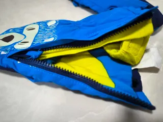 Guantes Nieve Niño/Niña T. 3-4 Azul/Amarillo