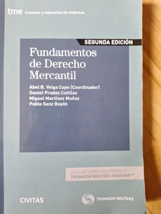 Fundamentos de Derecho Mercantil (Papel + e-book)