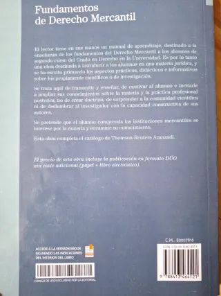 Fundamentos de Derecho Mercantil (Papel + e-book)