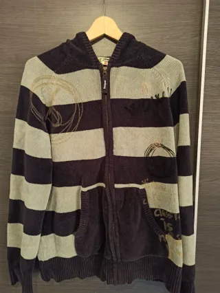 Sudadera Desigual Talla M Rayas
