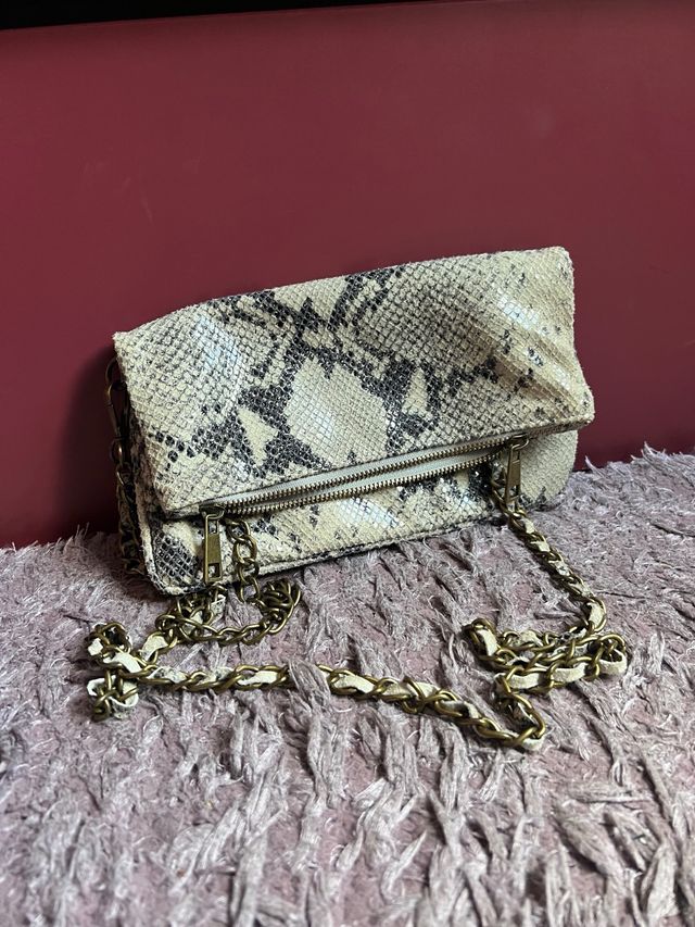 Borsa Renata effetto pelle di serpente