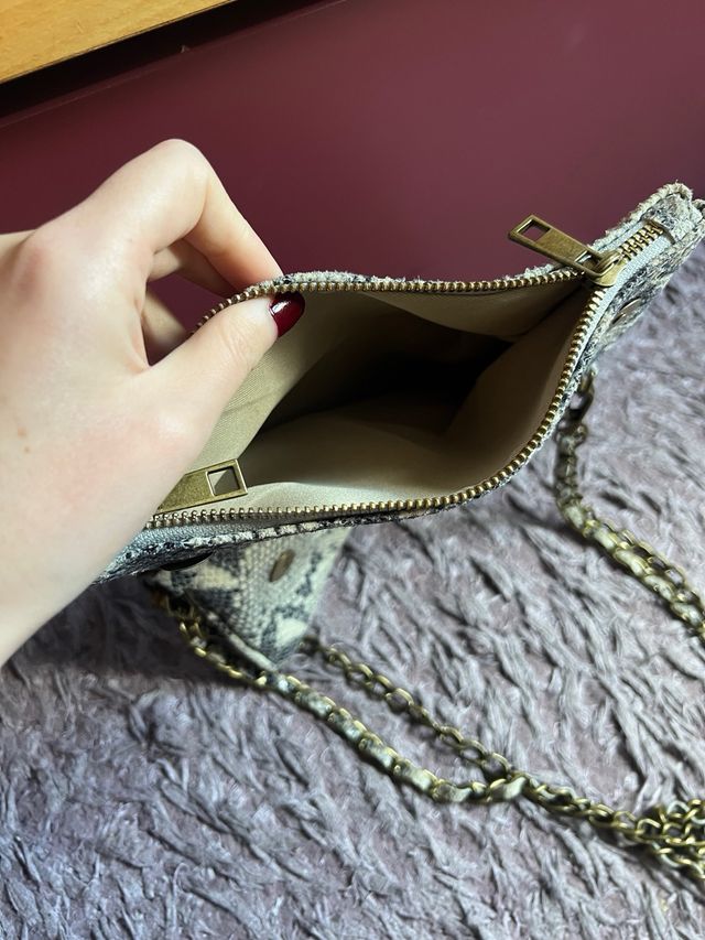 Borsa Renata effetto pelle di serpente