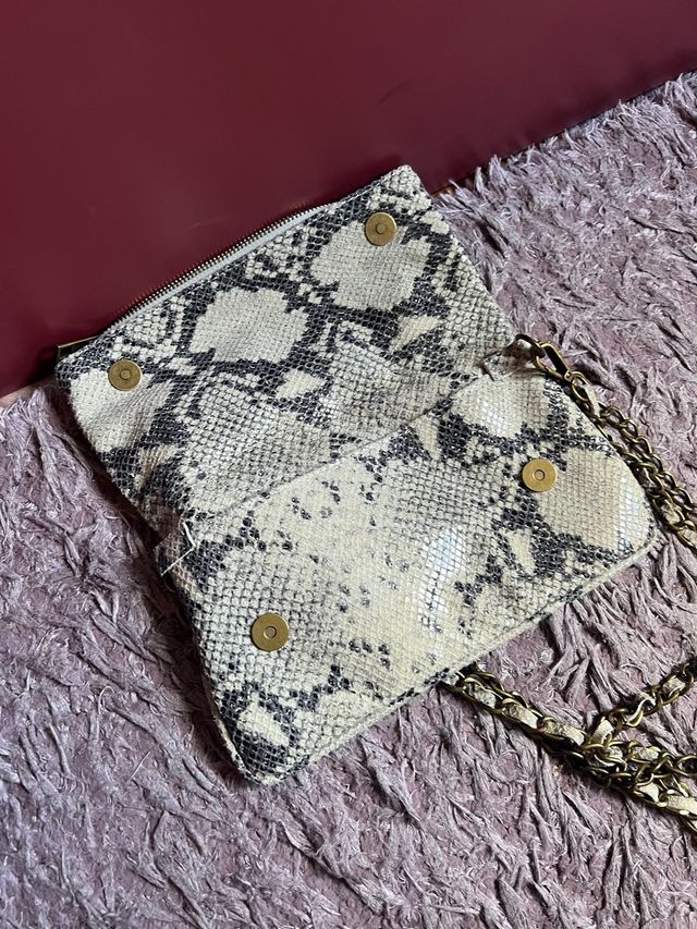 Borsa Renata effetto pelle di serpente