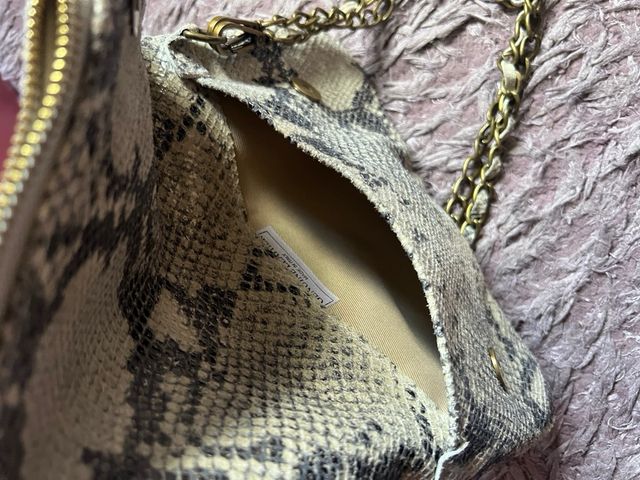 Borsa Renata effetto pelle di serpente