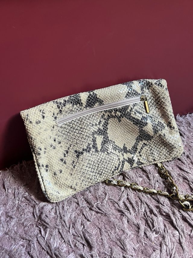 Borsa Renata effetto pelle di serpente