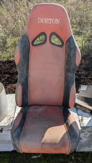 Baquet Buggy DORTON naranja y negro