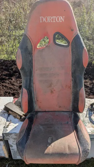 Baquet Buggy DORTON naranja y negro