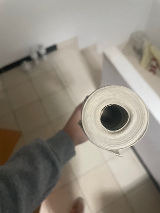 Rollo papel pared diseño geométrico